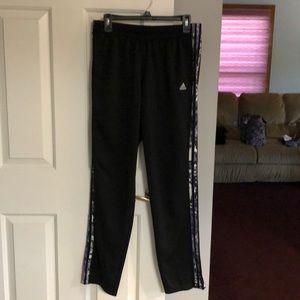 Adidas workout pants with pockets in the front